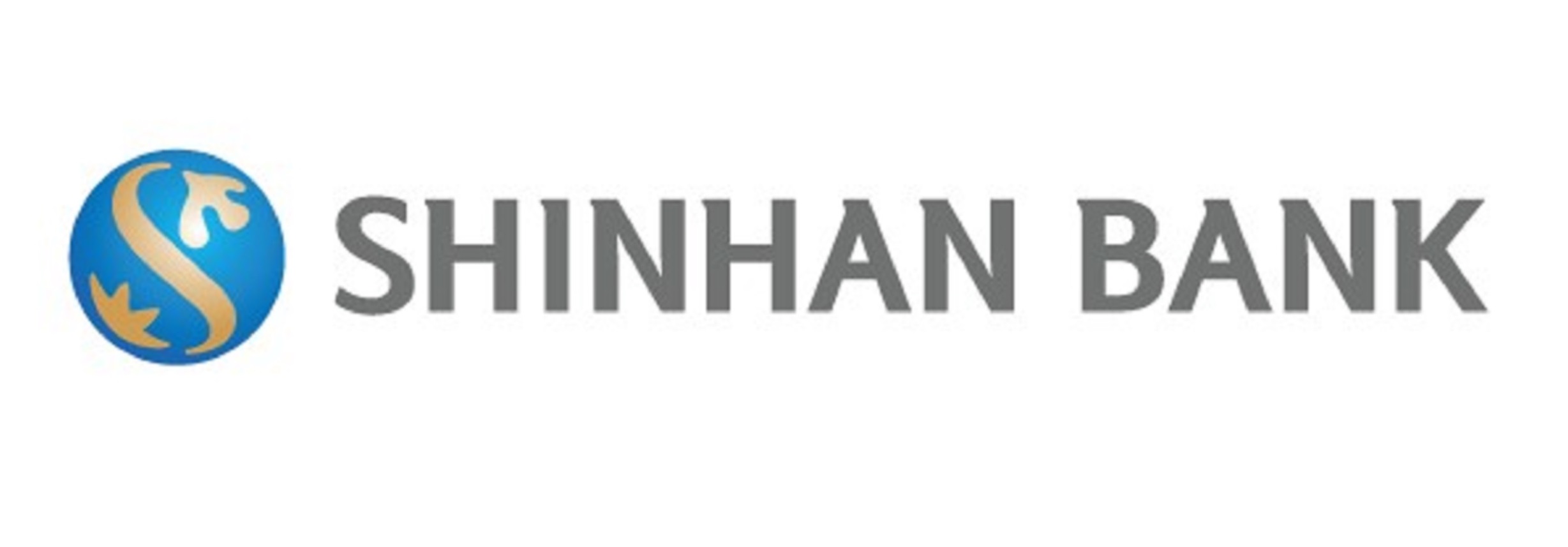 Shinhan Bank logo. Industrial Bank of Korea. Шинхан бренд акварели логотип.